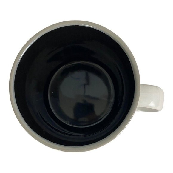 Hello Kitty Christmas Mug Black Interior Candy Canes Cat Bow Star 20 oz. New - Picture 4 of 7